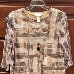 Alfred Dunner Women's Blouse Size Medium Business Casual